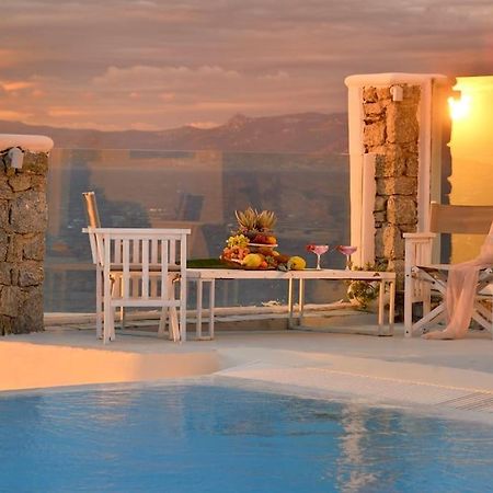 Mykonos Sea View Luxury Villa By Calypso Sunset Villas Mykonos Town Luaran gambar