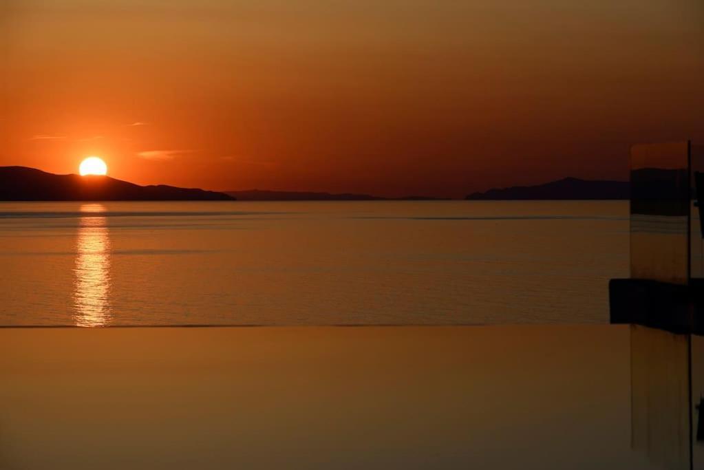 Mykonos Sea View Luxury Villa By Calypso Sunset Villas Mykonos Town Luaran gambar